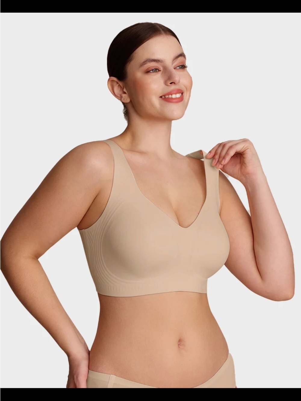 Lifting Wire Free Antibacterial Jelly Bra - Picture 3 of 11